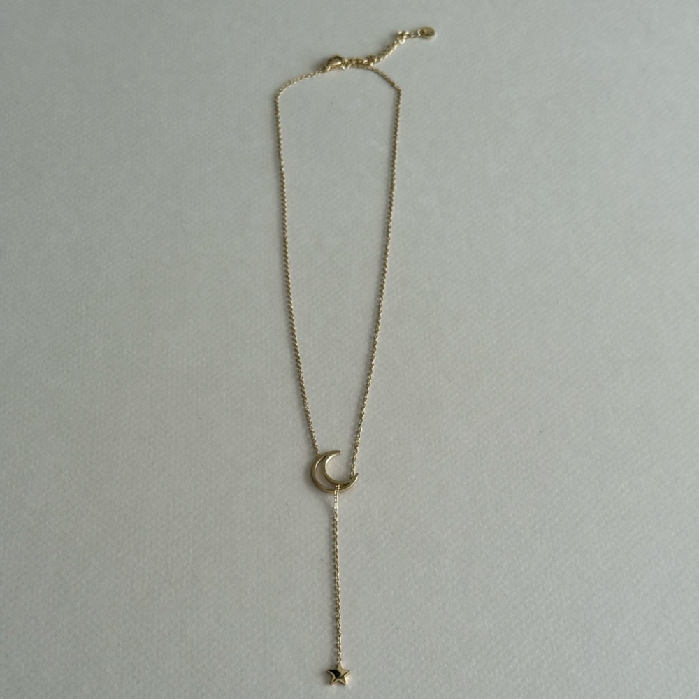 Crescent Moon Necklace #1708 - Picture 2 of 3